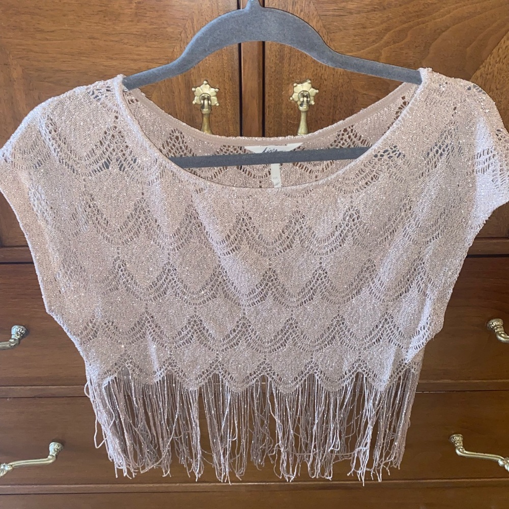 Sparkle crop top